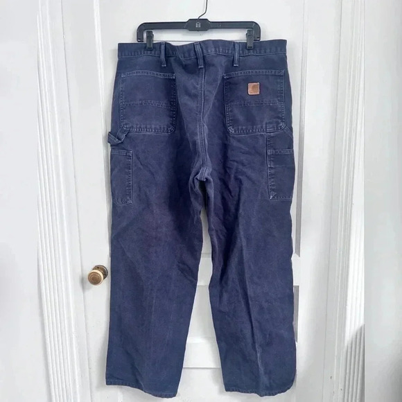 Carhartt Workwear Blue Pants Vintage (Carpenter Painter) 42 x 32 - Picture 1 of 2